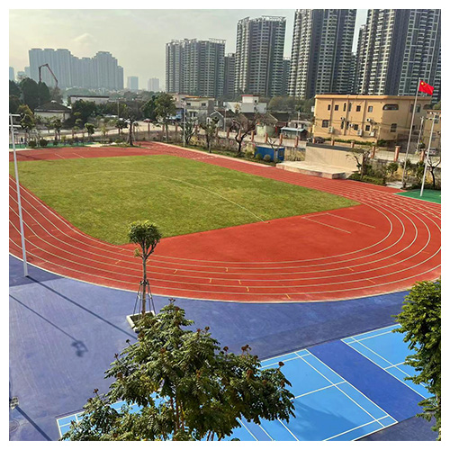 顺义中山东凤镇中心小学无缝预制型跑道